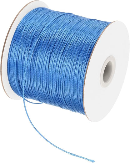 MECCANIXITY Waxed Cord 0.5mm Waxed Polyester Cord 175 Yard Wax String by MECCANIXITY