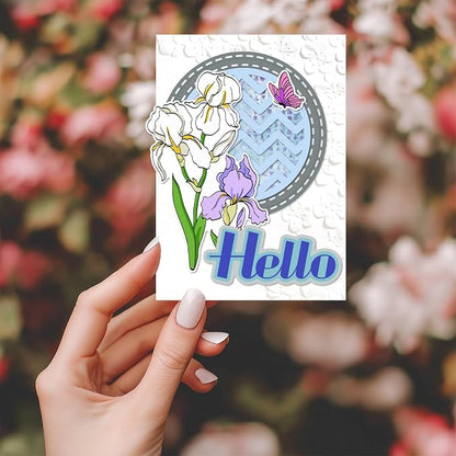 ORIGACH Iris Layering Stencil Stamp and Die Set - Image 7