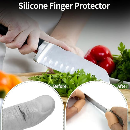 Gel Finger Cots, Silicone Finger Protectors, Finger Sleeves Tip Protectors - Image 5