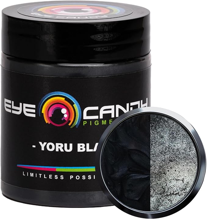 Eye Candy Pigments Premium Black Mica Powder by EyeCandyPigments
