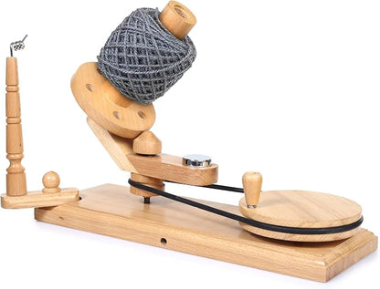 Yarn Winder – Large Handcrafted Wooden Ball Winder - Image 9
