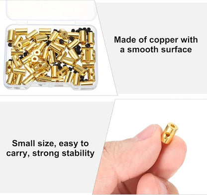 MECCANIXITY 50 Pcs Metal Locking Pin Backs, Locking Pin Keepers Clasp 9mm - Image 5