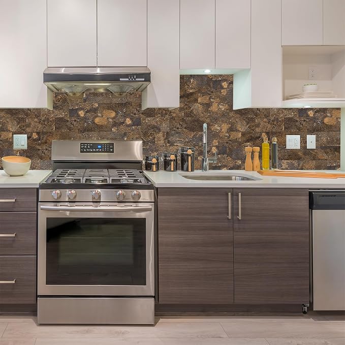4 Pieces Peel and Stick Backsplash - Image 2