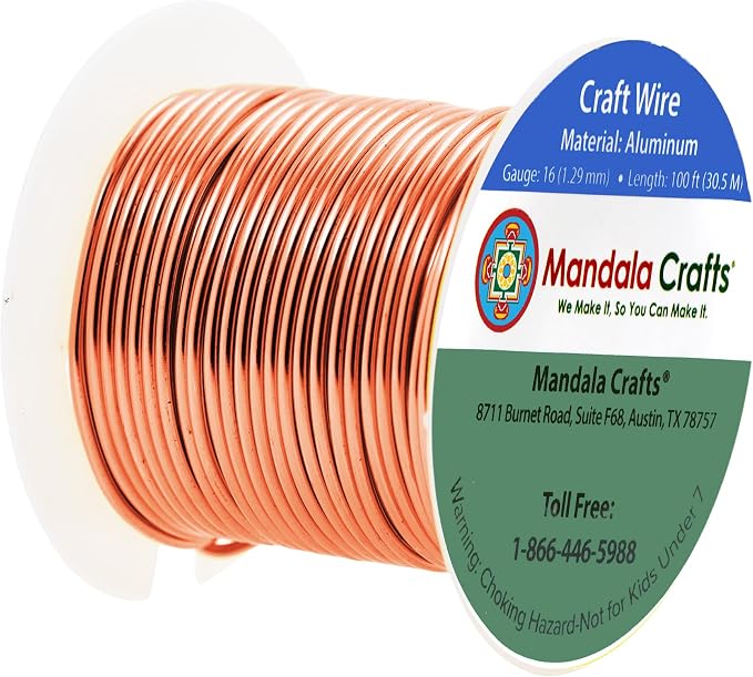 Mandala Crafts 16 Gauge Anodized Aluminum Craft Wire - Image 2