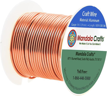 Mandala Crafts 16 Gauge Anodized Aluminum Craft Wire - Image 2