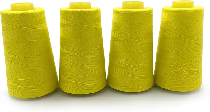 Tortoise 4 Cones of 3000 Yards Each Spool Thread by TORTOISETHREAD