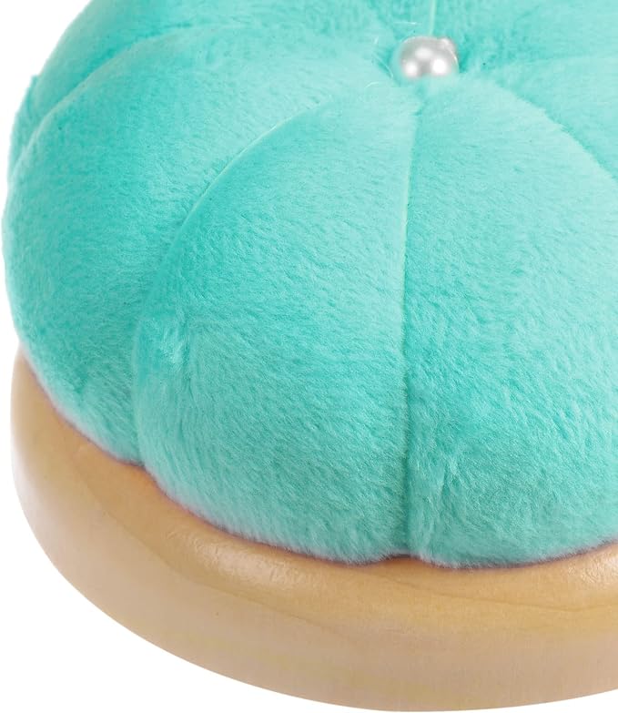 HARFINGTON Wooden Base Needle Pincushions Japanese Style Pin Cushions Round Pin - Image 4