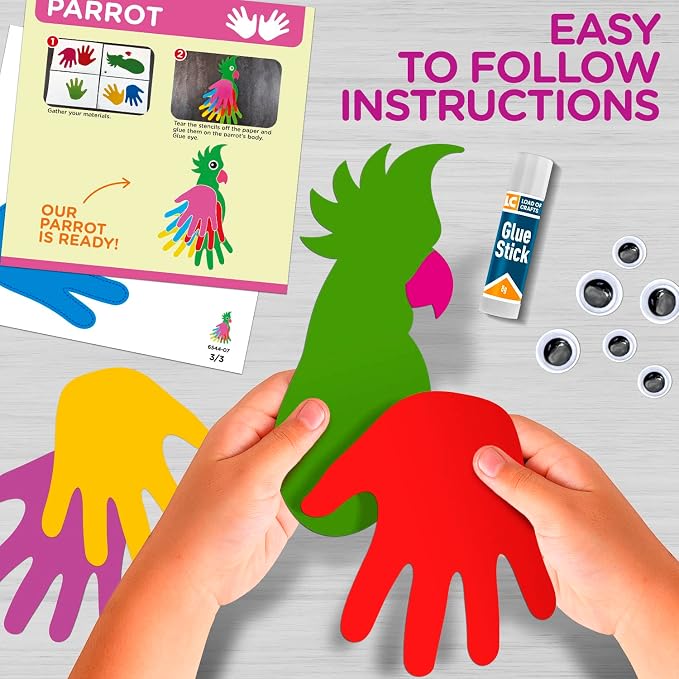 Arts and Crafts Kit for Toddlers Ages 3+ Years. Easy Animal Crafting for Kids - Image 4