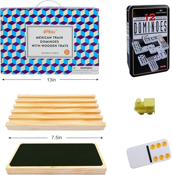 Mexican Train Dominoes Set - Image 4