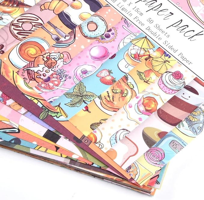Origami Paper Kit 50 Sheets 70GSM 6 Inch Square Double Sided Color 50 Vivid - Image 6
