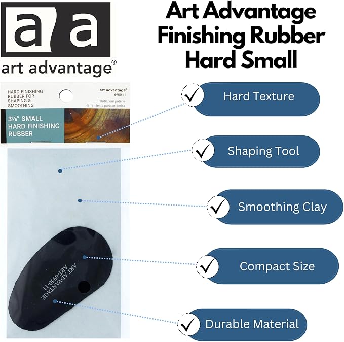 Art Advantage Finishing Rubber Hard Small - Image 2