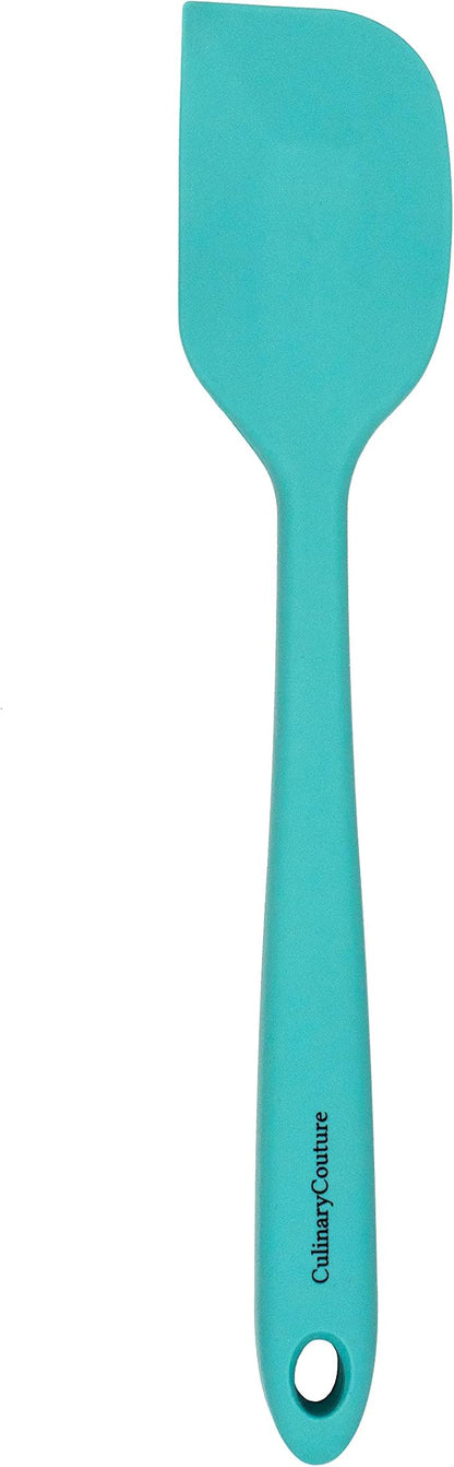 Culinary Couture 4-Piece Aqua Baking Spatula Set - Image 7