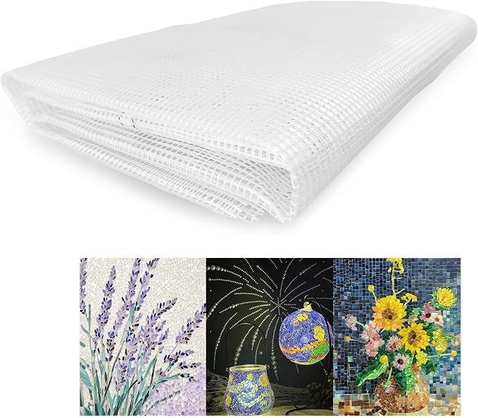 40" X 76" Mosaic Mesh for Back Mounted Tile 21 Square Feet Fiberglass Mosaic by Unknown
