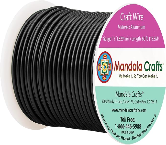 Mandala Crafts 13 Gauge Anodized Aluminum Craft Wire - Image 2