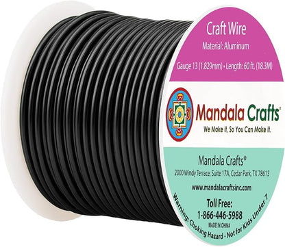 Mandala Crafts 13 Gauge Anodized Aluminum Craft Wire - Image 2