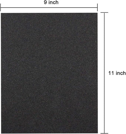 Sandpaper Sheets, 1000 Grit Dry Wet Sand Paper, 9 x 11 Inch, Silicon Carbide - Image 6