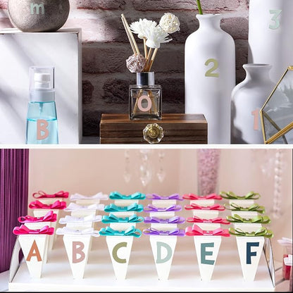 TaoBary 544 Pcs 2 Inch 16 Sheets Large Letter Stickers, Upper and Lower Case - Image 5