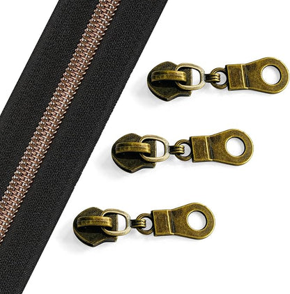 Sawoake 10 Yards Bulk Zipper, Replacement Sewing Zipper - Image 2