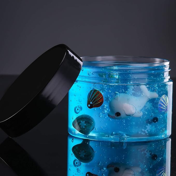 SATINIOR 12 Pack 6 oz Plastic Container Jars - Image 3
