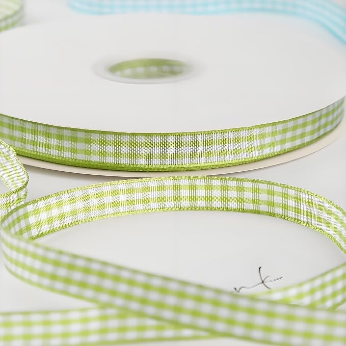 Classic Gingham Checkered Ribbon, DIY Projects, Hair Bows, Scrapbooking & Party - Image 4