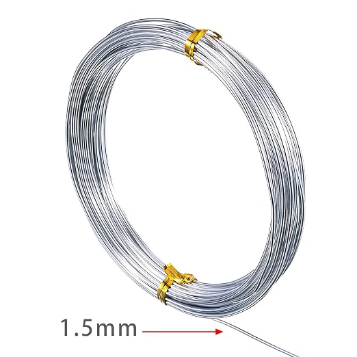 TecUnite Aluminum Craft Wire for Sculpting Armature Bendable Craft Wire for DIY - Image 2