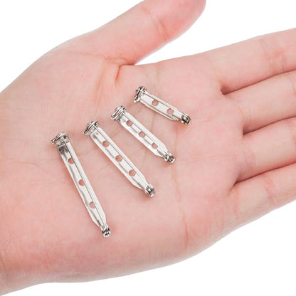 Shappy 100 Pieces Brooch Pin Backs Bar Pins Backs - Image 6