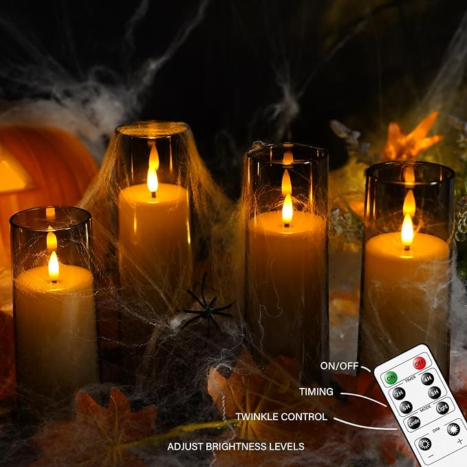 Flickering Flameless Candles Battery Operated - Image 4