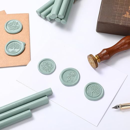 Nuanchu 15 Pcs Glue Gun Sealing Wax Sticks Retro Vintage Wax Sticks - Image 8