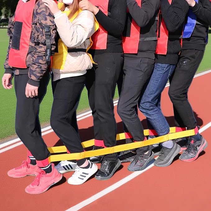 Sonyabecca Cooperative Band Walker 5-Legged Race Band Set Game Teamwork Training by Sonyabecca