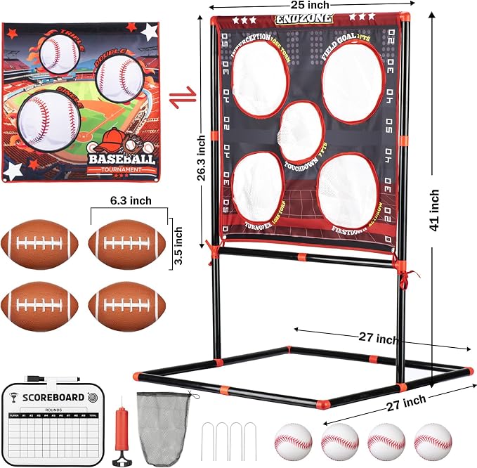 Football Toss Game for Kids Ages 3-8 - Image 2