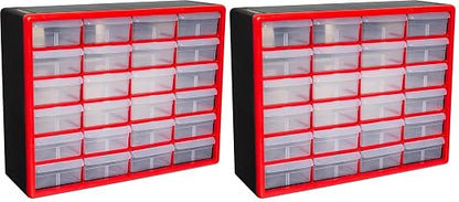 Akro-Mils 24-Drawer Plastic Drawer Storage Cabinet by Akro-Mils