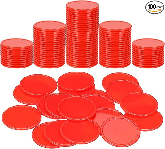 uxcell Plastic Poker Chips, Learning Counters Counting Counters Disks Markers by uxcell