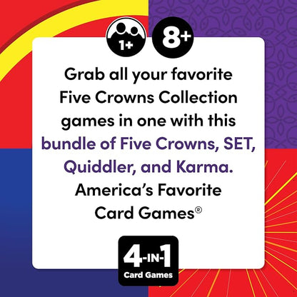 PlayMonster Five Crowns 4 Pack Bundle Card Games - Image 3