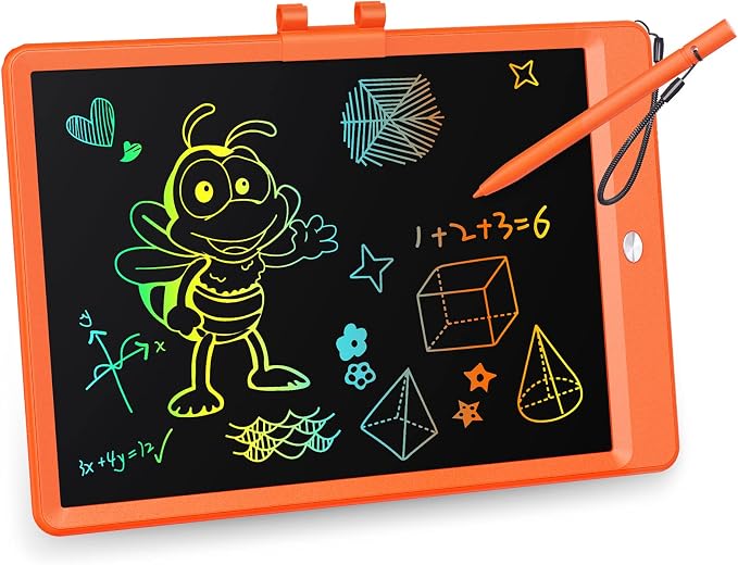 KOKODI LCD Writing Tablet, 10 Inch Colorful Doodle Board Drawing Tablet by WhereKidsLearnThroughPlay