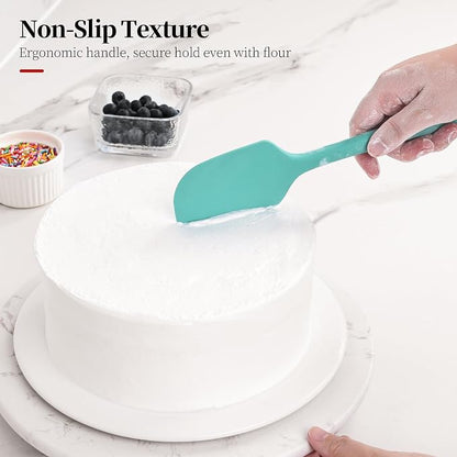 600ºF Heat Resistant Spatulas, High Heat Food Safe Semless Kitchen Silicone - Image 8