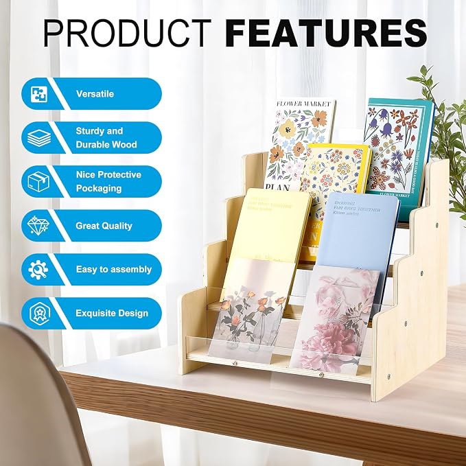 Greeting Card Display Stand, Acrylic Sticker Display Holder - Image 3