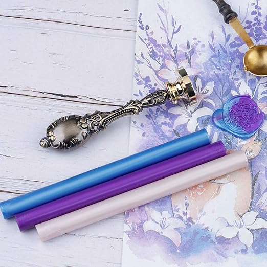 Pearl White Wax Sealing Sticks, ONWINPOR 10pcs Glue Gun Wax Seal Sticks - Image 9