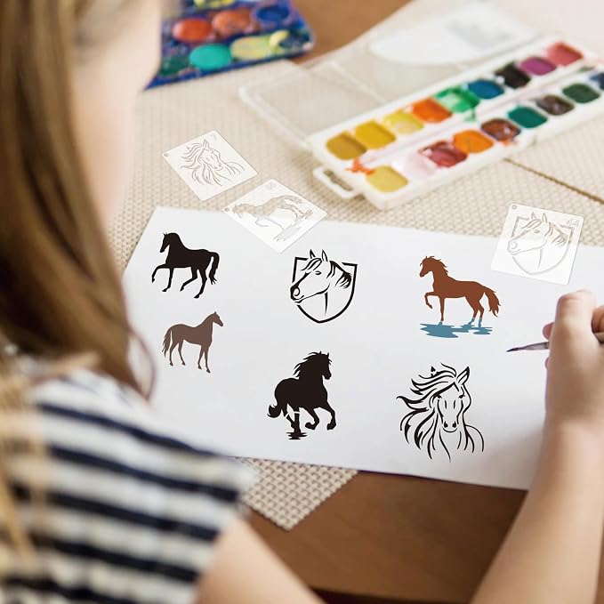 Small Stencils for Painting on Wood Reusable, 3 Inch Reusable Stencil for Craft - Image 4