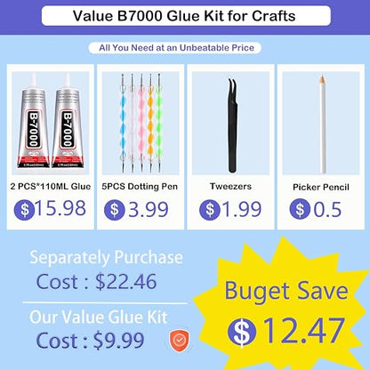 B7000 Adhesive Rhinestones Glue - Image 2
