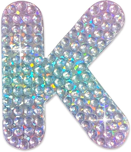 StickerBeans® Rhinestone Alphabet Letter Sticker K by StickerBeans