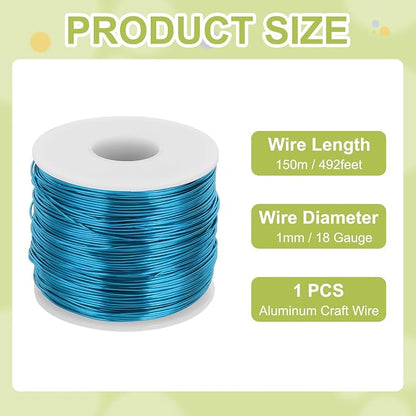 MECCANIXITY 18 Gauge Anodized Aluminum Craft Wire Bendable Bonsai Training Wire - Image 2