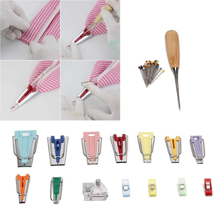 Asixxsix Bias Tape Maker Kit, 9 Sizes Bias Tape Maker - Image 6