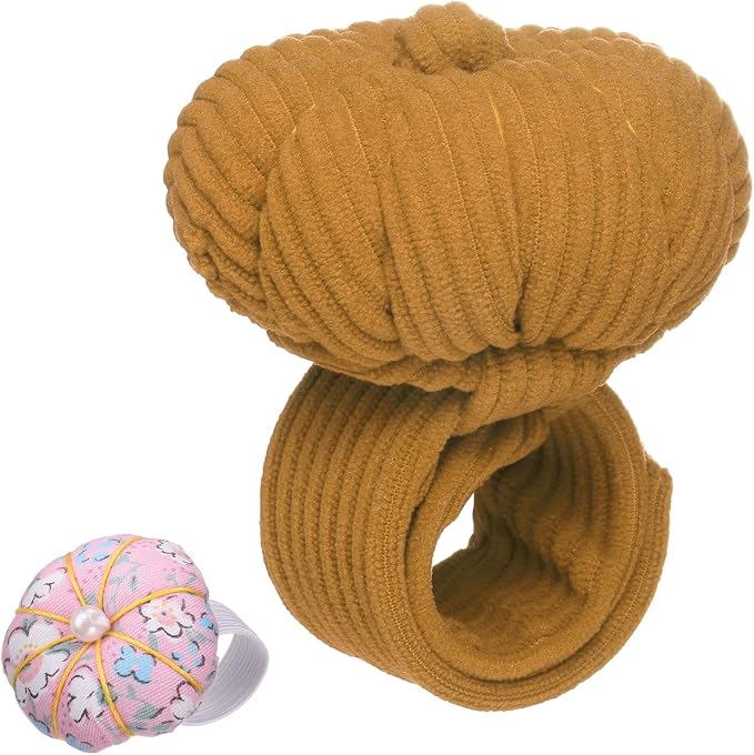 HARFINGTON Wrist Pin Cushions, Sewing Needle Pin Cushion Adjustable Strap by HARFINGTON