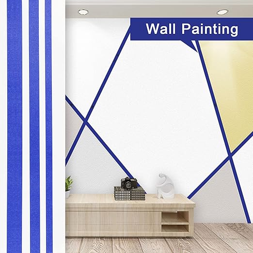 BOMEI PACK 6Pack Blue Painters Masking Tape, 1/4” 1/2” 3/4” X 60yds Multi Size - Image 2