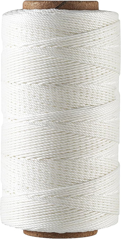 Bonded 0.8mm Round Waxed Polyester Cord, 3-ply Wax Coated Thread, 197 Yards by Wearecommittedtohelpingpeoplecreatebeautifuluniqueandpersonalizedhandcraftedcreations