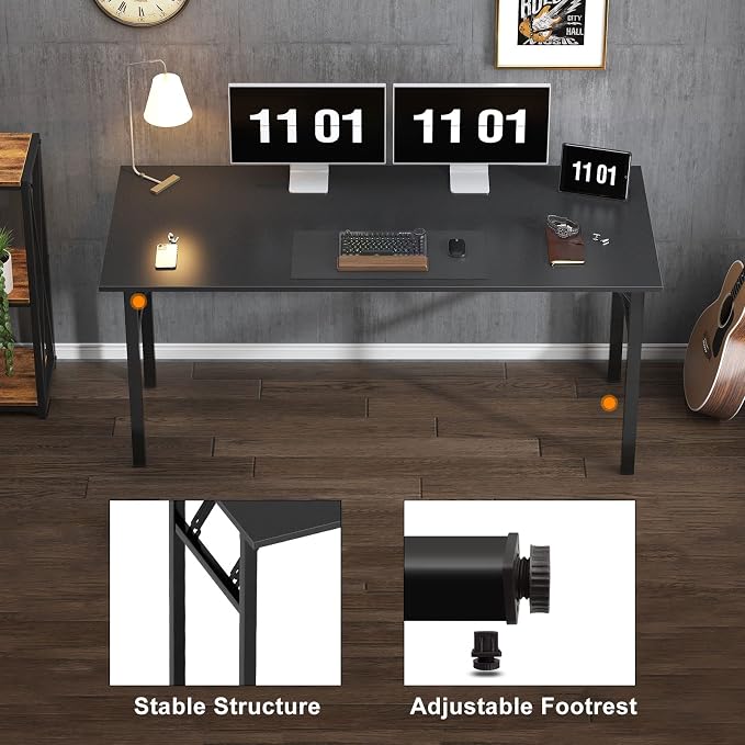Need Computer Desk Office Desk 62 inches Folding Table - Image 8