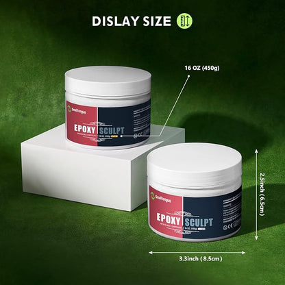 Smalltongue AB Epoxy Sculpt Clay, 2 Part Modeling Compound 2 Pound, Epoxy - Image 2