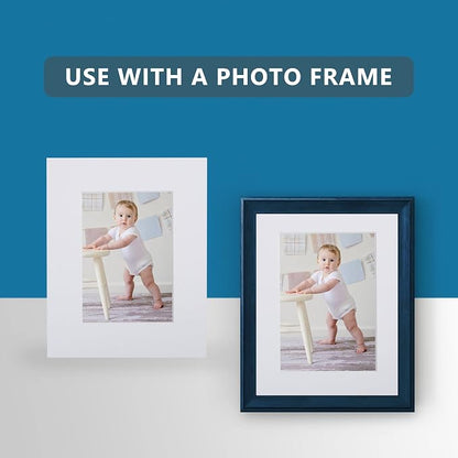 Somime 10 Pack White Photo Mats 11x14 - Image 7