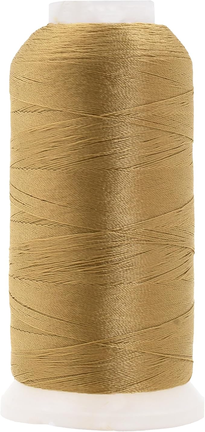 Mandala Crafts Tan Heavy Duty Thread -1500 Yds Tex 90 Thread by MandalaCrafts