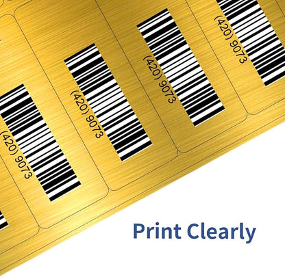 1" x 2-5/8" Address Labels- Gold Shipping Labels Stickers/Mailing Labe Stickers - Image 6